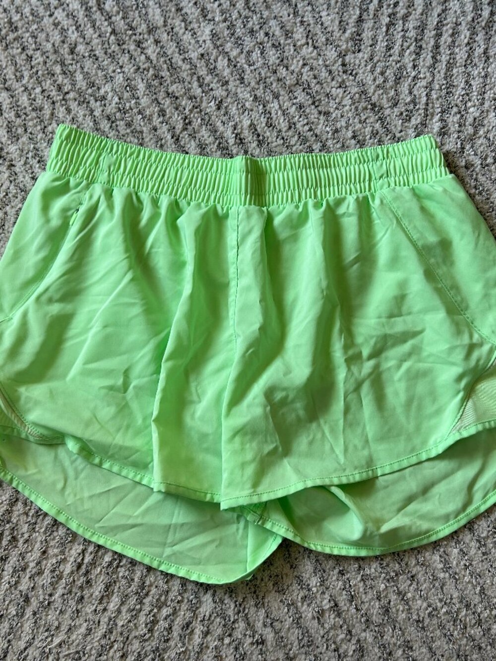 Womens Lime Green Athletic Shorts!